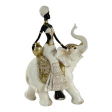 DAMA EN ELEFANTE DECOR 21.5X11 - 437-0420164