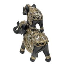 ELEFANTES DECOR 18X7X19.5CM - 437-0420433