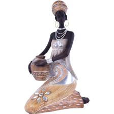 AFRICANA DECOR 10.5X15X21.5CM - 437-047267
