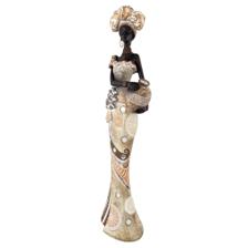 AFRICANA DECOR 13X9X46CM - 437-049113