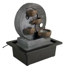 POLY / PLASTIC FOUNTAIN W / LIGHT - 437-4610320/1