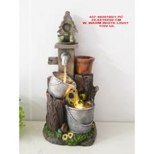 FUENTE CON LUZ  C/LUZ 110V 22. - 437-4620180/1