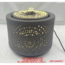 FUENTE CON LUZ  C/LUZ  18.5X18 - 437-4620193