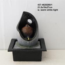 plastic fountain light - 437-4620260/1
