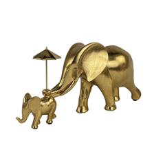 ELEFANTES DECOR 32X8X14.5CM - 437-4920521