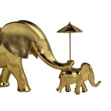 ELEFANTES DECOR 32X8X14.5CM - 437-4920521