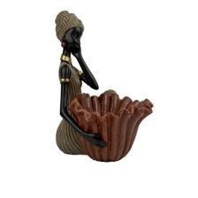 DECORAÇÃO AFRICANA 15,5X15,5X20,5CM - 437-5020319