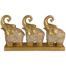 DECORAÇÃO DE ELEFANTE 34,5X7,3X18CM - 437-7311497