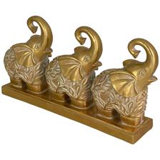DECORAÇÃO DE ELEFANTE 34,5X7,3X18CM - 437-7311497