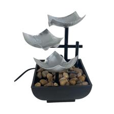 IRON / PLASTIC FOUNTAIN DCOR 110V W. WARM LIGHT - 437-7410985/1