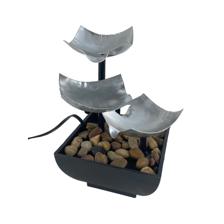 IRON / PLASTIC FOUNTAIN DCOR 110V W. WARM LIGHT - 437-7410985/1