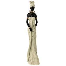 DECORAÇÃO AFRICANA 9,5X8,5X40CM - 438-7014385