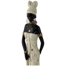 DECORAÇÃO AFRICANA 9,5X8,5X40CM - 438-7014385