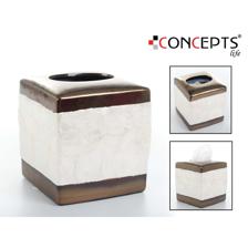 STONEWARE NAPKIN HOLDER - 441-675065