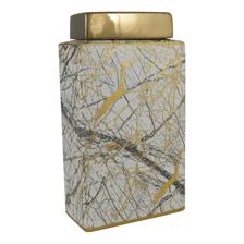 Ceramic canister w/lid - 442-352141