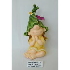 MGO GIRL DECOR WITH SOLAR LIGHT - 445-4720008