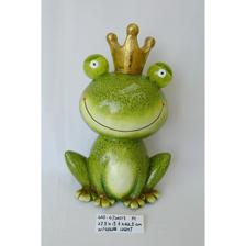 MGO FROG DECOR WITH SOLAR LIGHT - 445-4720013