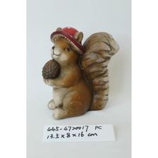 CERAMIC SQUIRREL DECOR - 445-4720017