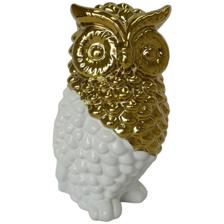 DECORAÇÃO EM CORUJA 11,8X11,8X21CM - 445-6311287