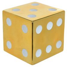 CERAMIC DICE DÉCOR - 445-827718
