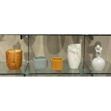 CERAMIC FACE PLANTER - 445-8510769