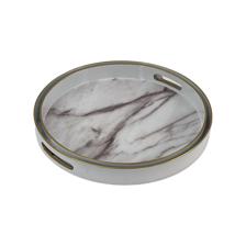 2/S PLASTIC ROUND TRAYS (paper+glory paiting) - 448-2820003