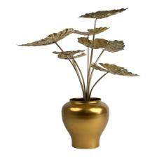METAL PLANTER W / POT DCOR - 448-5720025