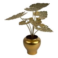 METAL PLANTER W / POT DCOR - 448-5720025
