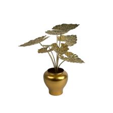 METAL PLANTER W / POT DCOR - 448-5720025