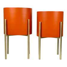 IRON 2/SET FLOWER POTS - 448-5920033