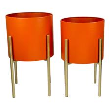 IRON 2/SET FLOWER POTS - 448-5920033