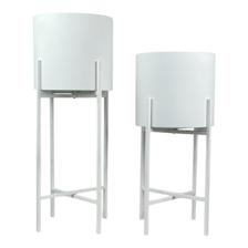 IRON 2/SET FLOWER POTS - 448-5920036
