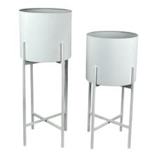 IRON 2/SET FLOWER POTS - 448-5920036