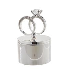 METAL / CRYSTAL RING ROUND SHA - 448-6511142