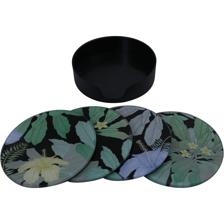 GLASS COASTER SET - 449-275913