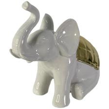 CERAMIC ELEPHANT DCOR - 453-020033