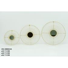 PLACAS DE PAREDE JG 3 PEÇAS 52X2X52 - 454-0800244