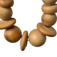 WOODEN CHAIN DCOR - 454-1000059