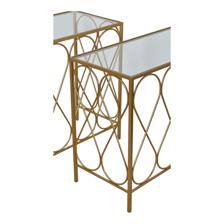 IRON / GLASS 2/S CONSOLE  TABLES - 454-1300080