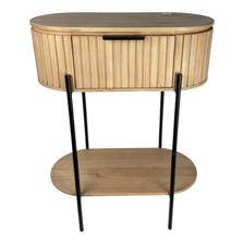 WOODEN SIDE TABLE  W / DRAWER - 454-1300138