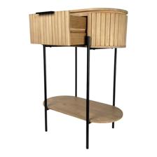 WOODEN SIDE TABLE  W / DRAWER - 454-1300138