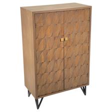 WOODEN CABINET W. IRON FEET - 454-2100017