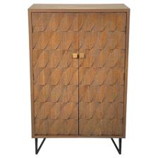 WOODEN CABINET W. IRON FEET - 454-2100017