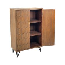 WOODEN CABINET W. IRON FEET - 454-2100017