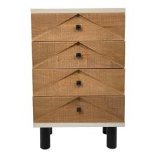 WOODEN CABINET W. IRON FEET - 454-2100019