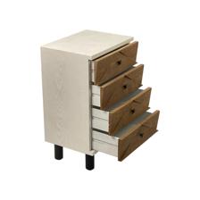 WOODEN CABINET W. IRON FEET - 454-2100019