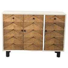 WOODEN CABINET W. IRON FEET - 454-2100020