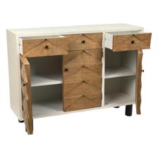WOODEN CABINET W. IRON FEET - 454-2100020