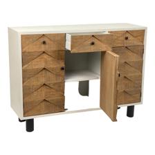 WOODEN CABINET W. IRON FEET - 454-2100020