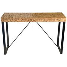 WOOD + IRON CONSOLE TABLE - 454-211332
